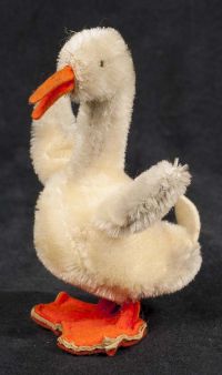 Steiff Tulla Yellow Goose Plush German Mohair Stuffed Animal